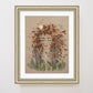 "Two Moons" Flower Print