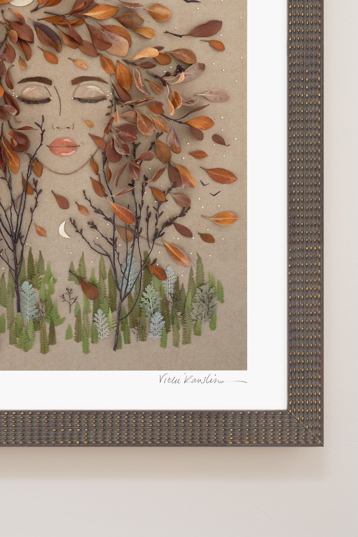 "Two Moons" Flower Print