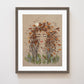 "Two Moons" Flower Print
