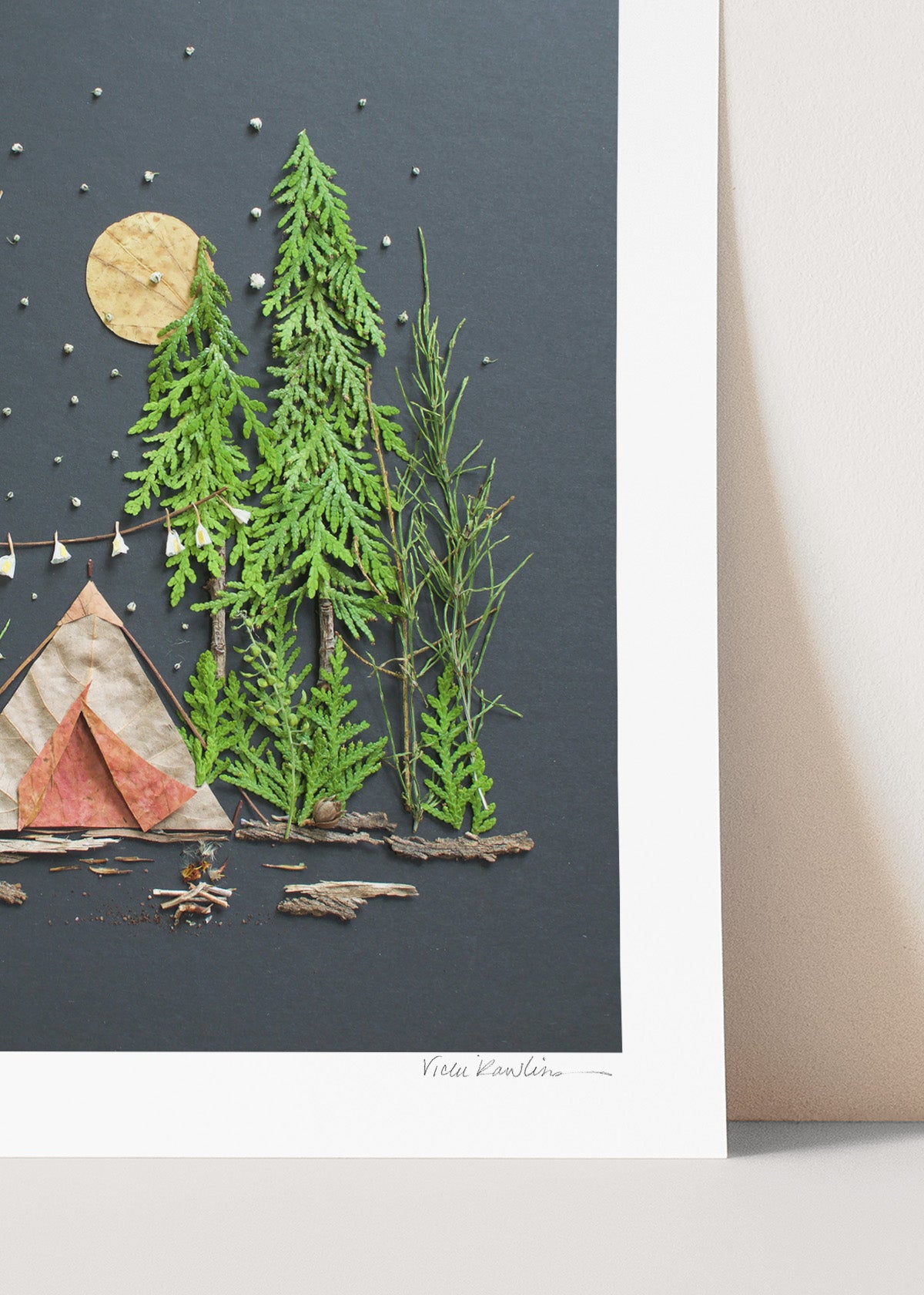 "Under the Stars" Flower Print