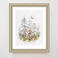 "Whiteout" Flower Print