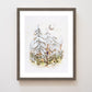 "Whiteout" Flower Print