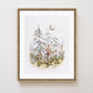 "Whiteout" Flower Print