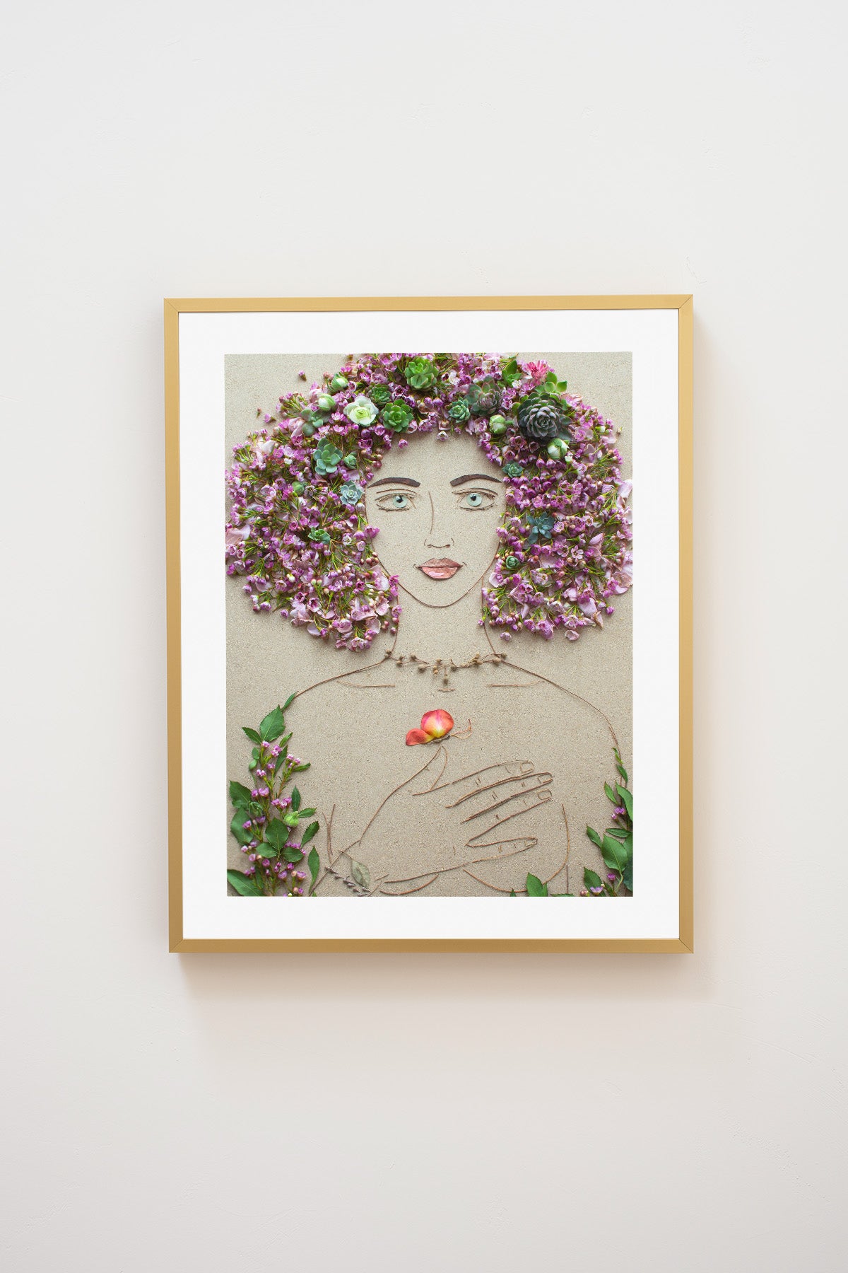 "You Are Enough" Flower Print