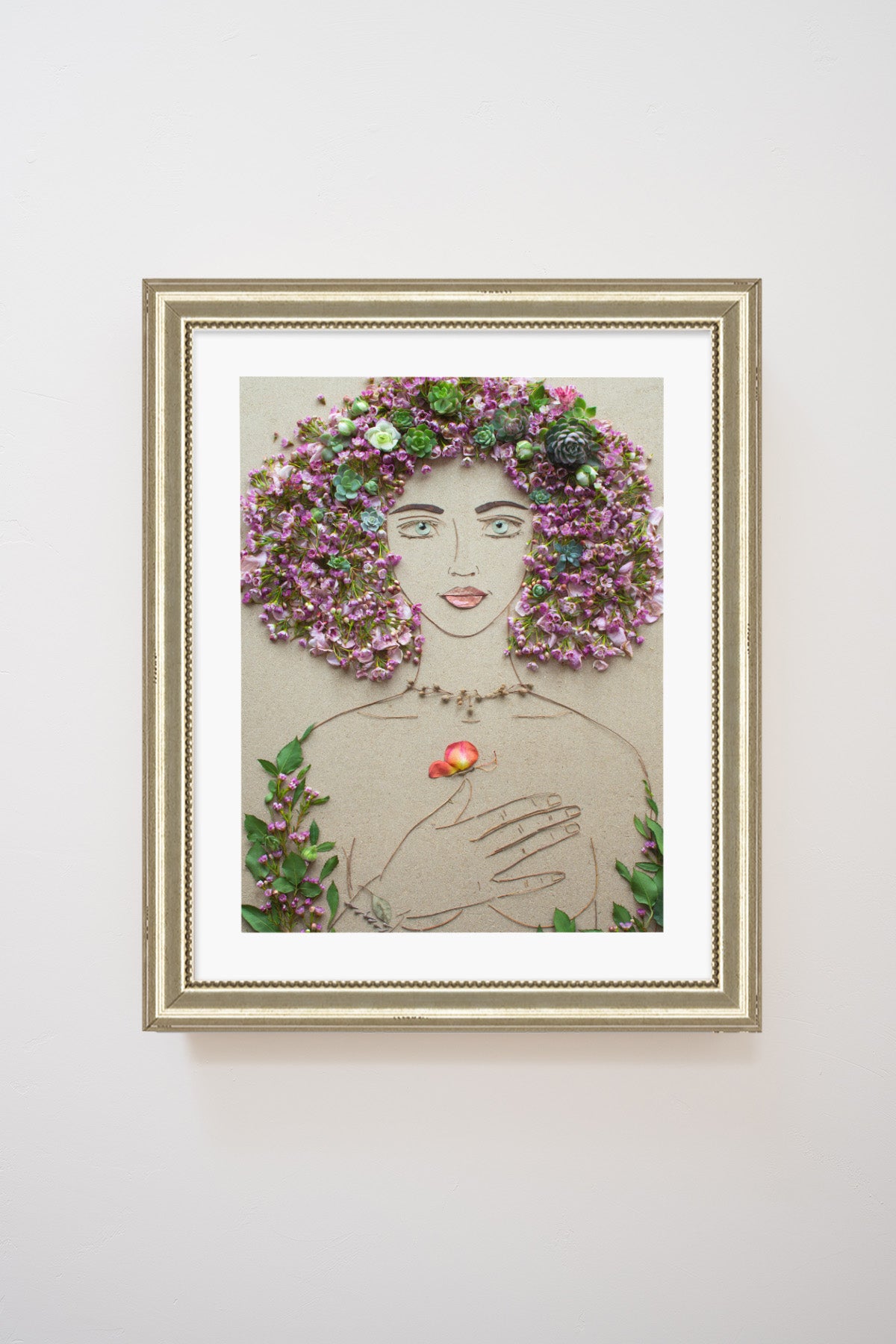 "You Are Enough" Flower Print