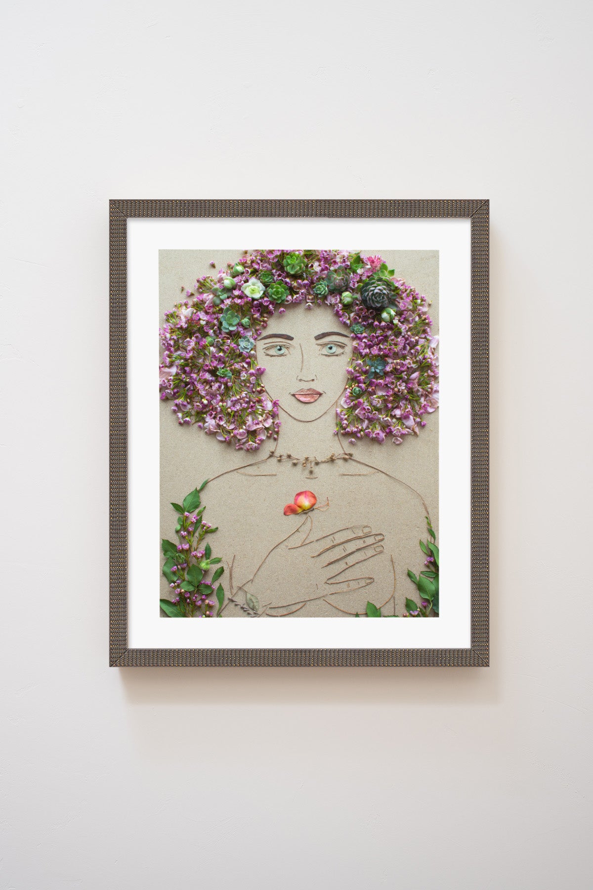 "You Are Enough" Flower Print