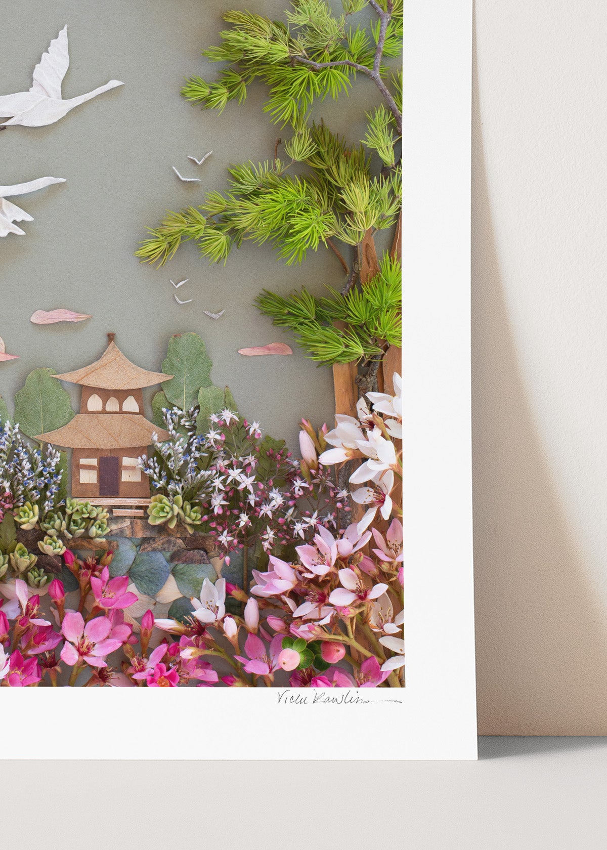 "Zen Garden" Flower Print