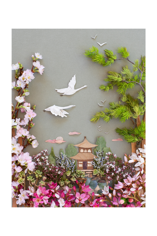 "Zen Garden" Flower Print