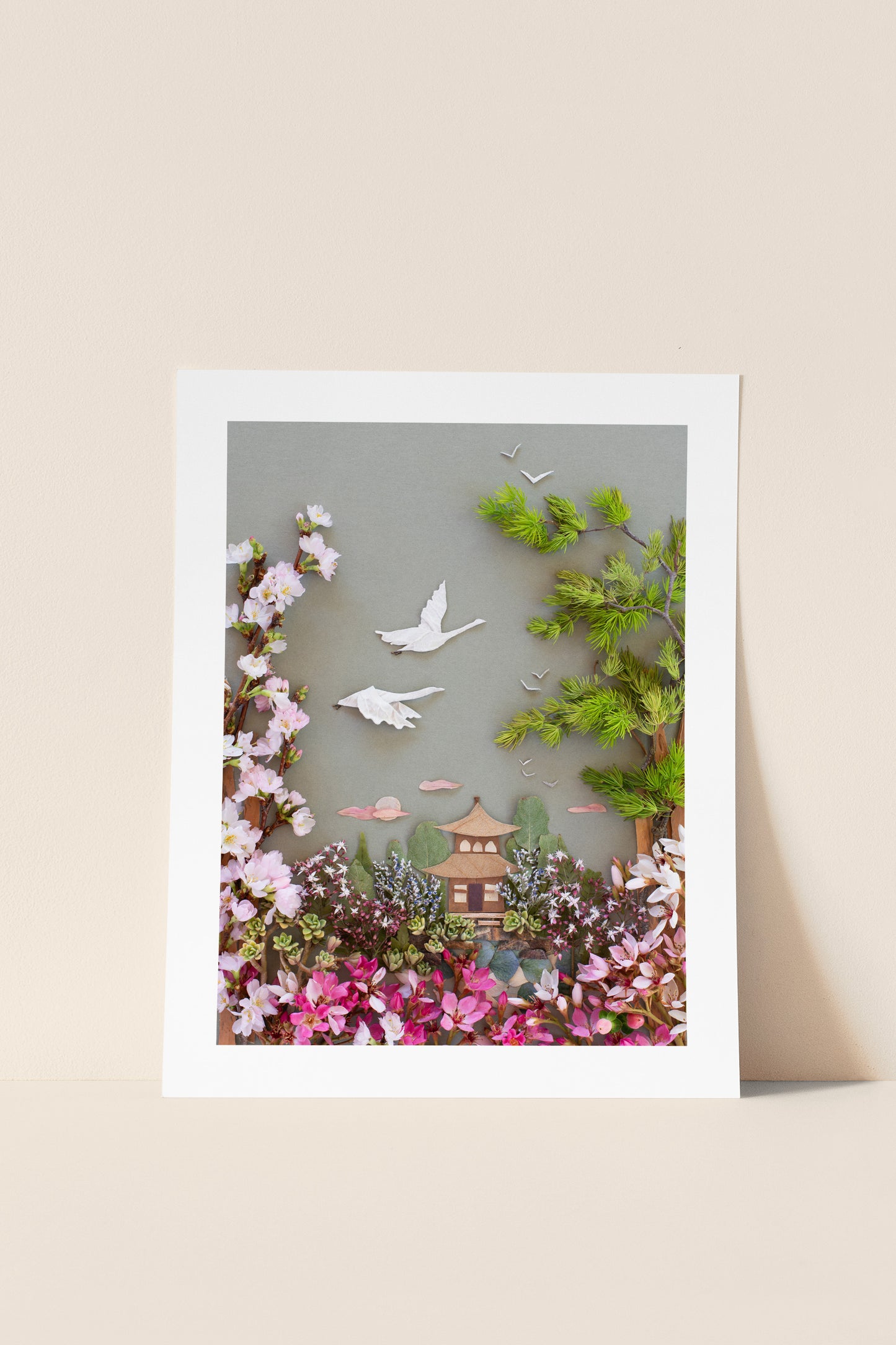 "Zen Garden" Flower Print