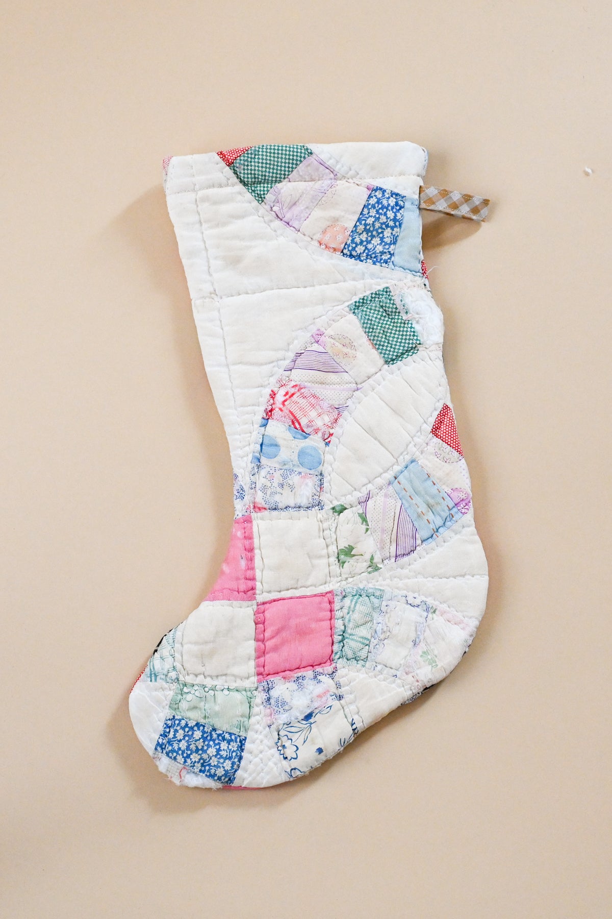 Vintage Quilt Stocking XV