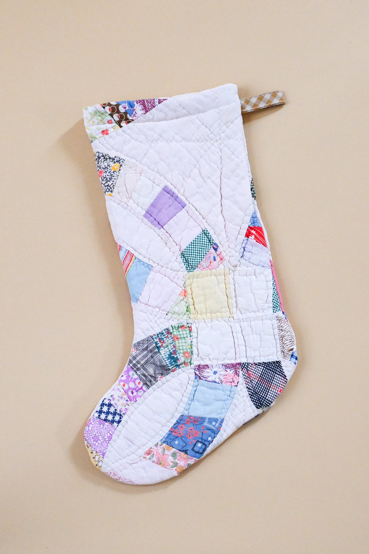 Vintage Quilt Stocking XX