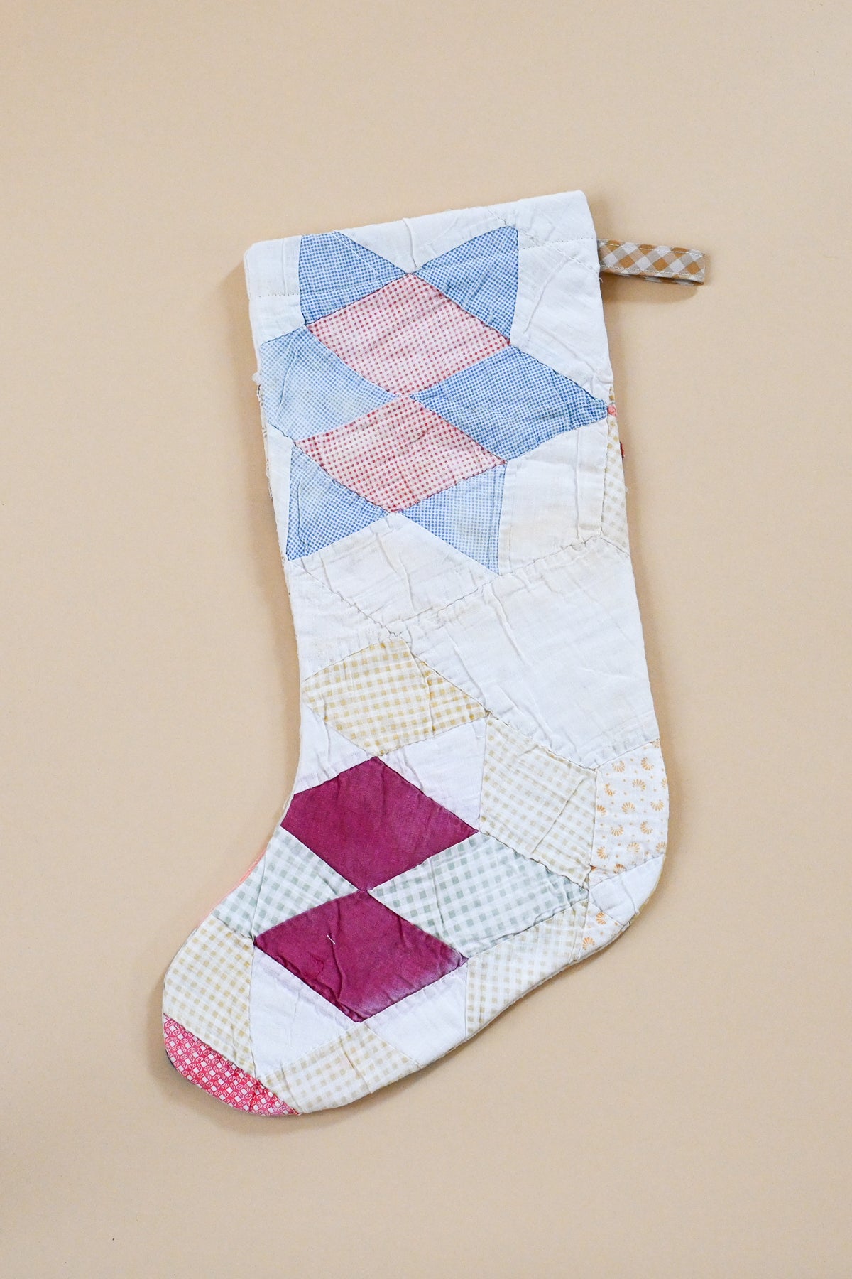Vintage Quilt Stocking XXI