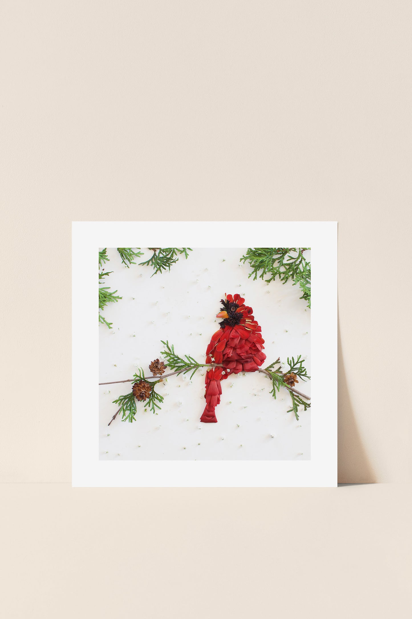 "Cardinal" Flower Print - Sister Golden