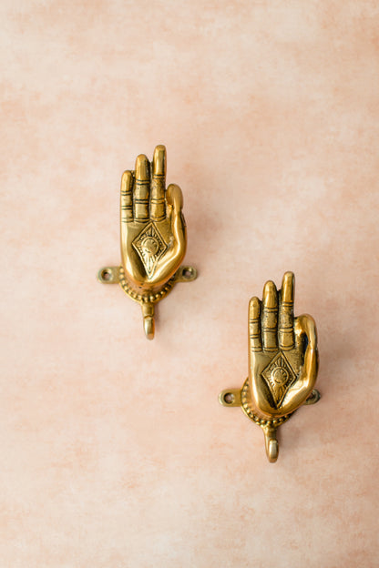 Gilded Hand Wall Hook