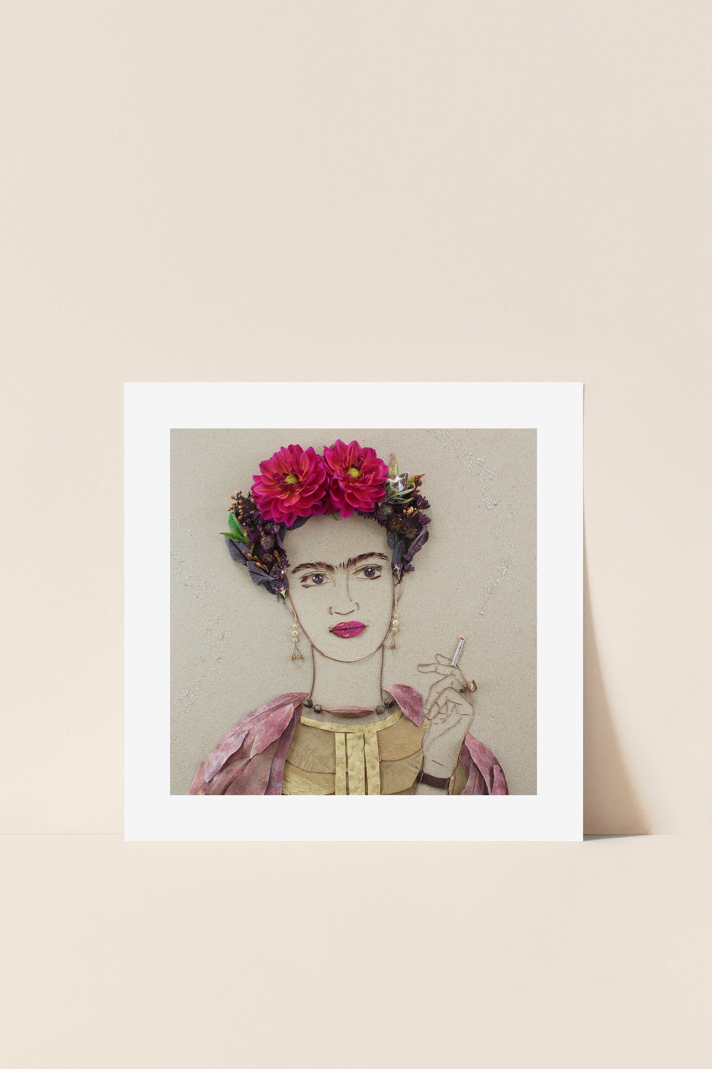 "Fierce Frida" Flower Print - Sister Golden