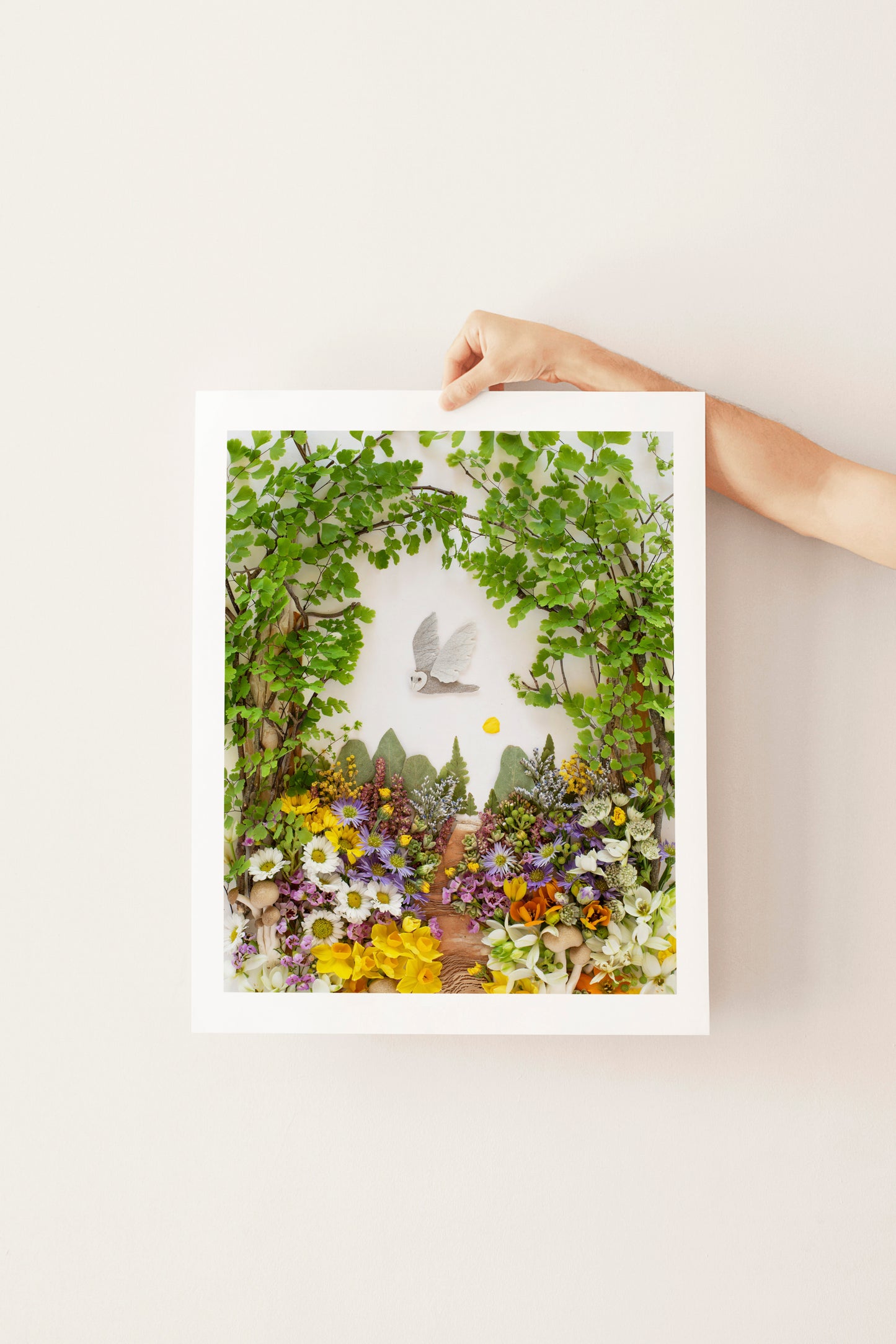 "Free to Fly" Flower Print