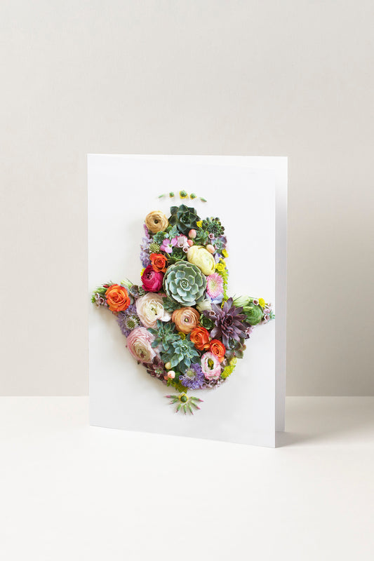 "Hamsa Hand" Greeting Card - Sister Golden