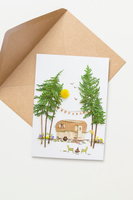 "Happy Camper" Greeting Card