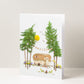"Happy Camper" Greeting Card