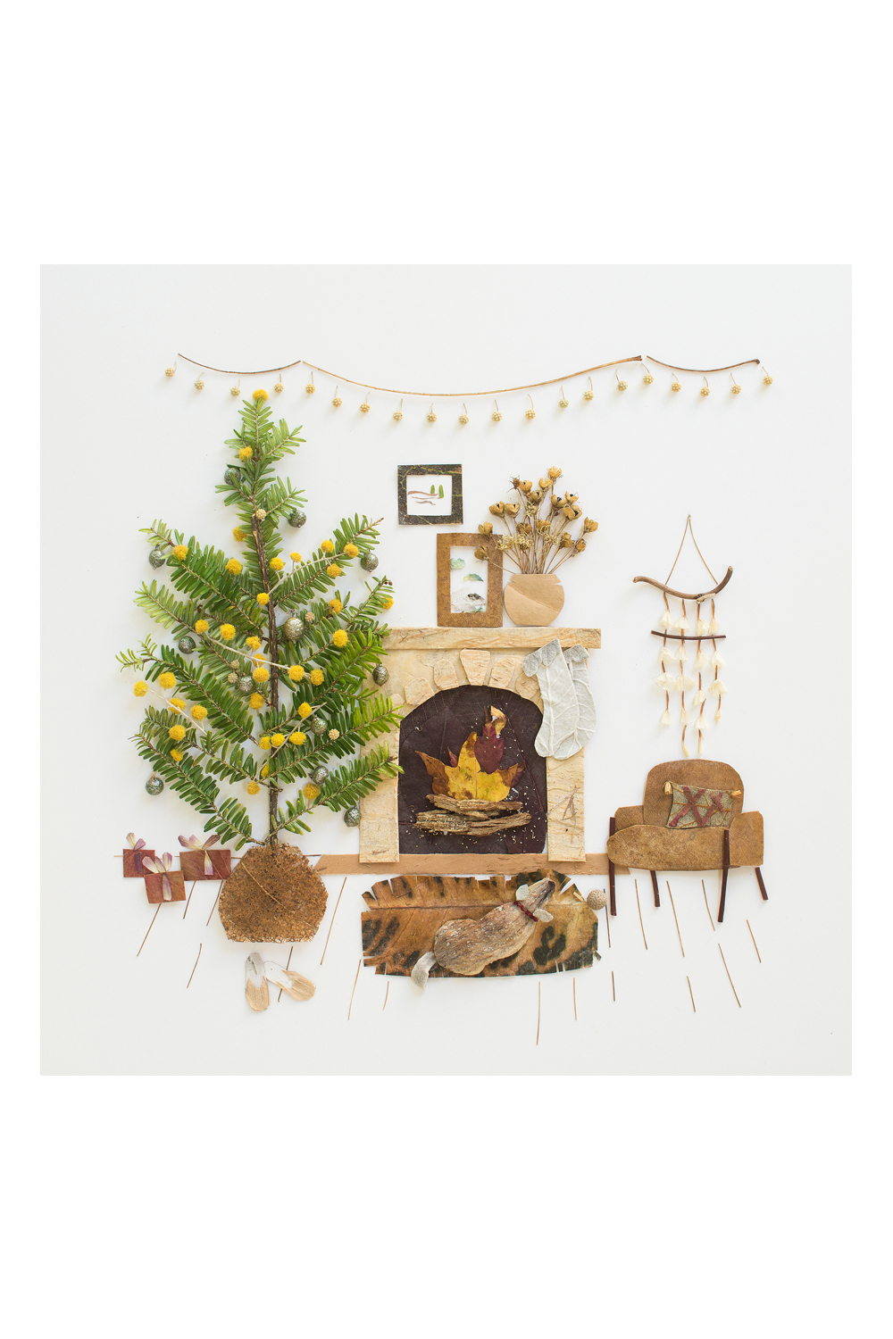 "Holiday Homebody" Flower Print