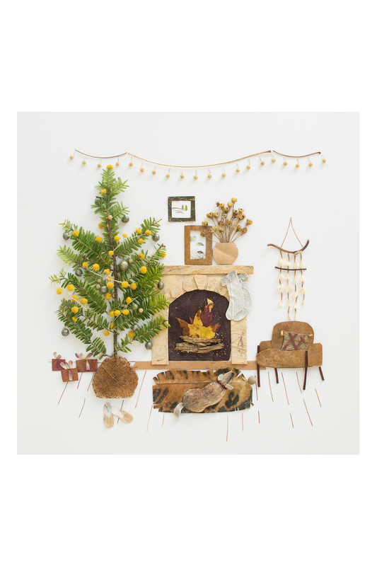 "Holiday Homebody" Flower Print