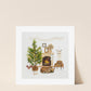 "Holiday Homebody" Flower Print