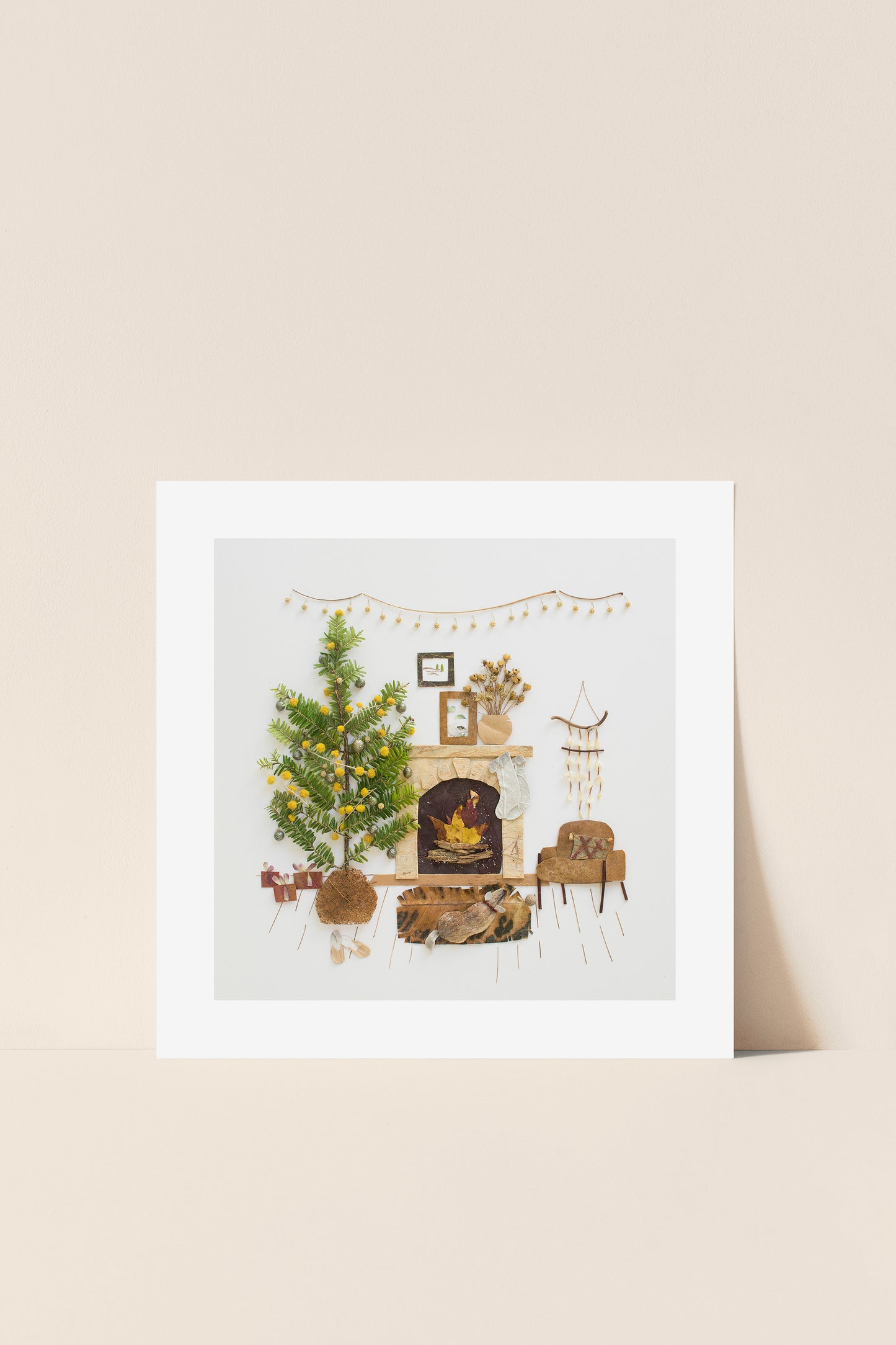 "Holiday Homebody" Flower Print