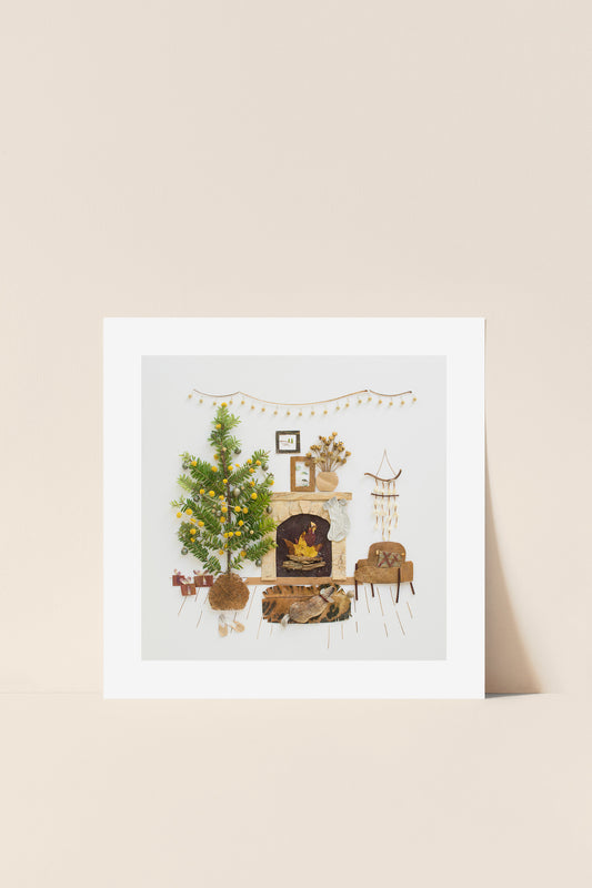 "Holiday Homebody" Flower Print