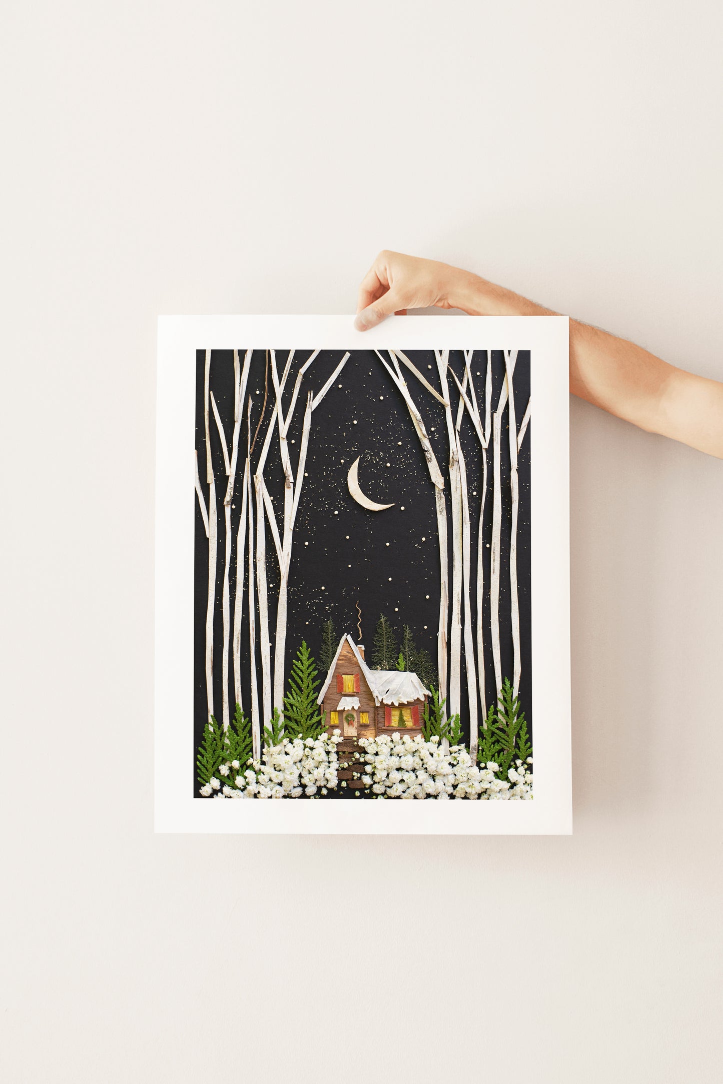 "Home for the Holidays" Flower Print