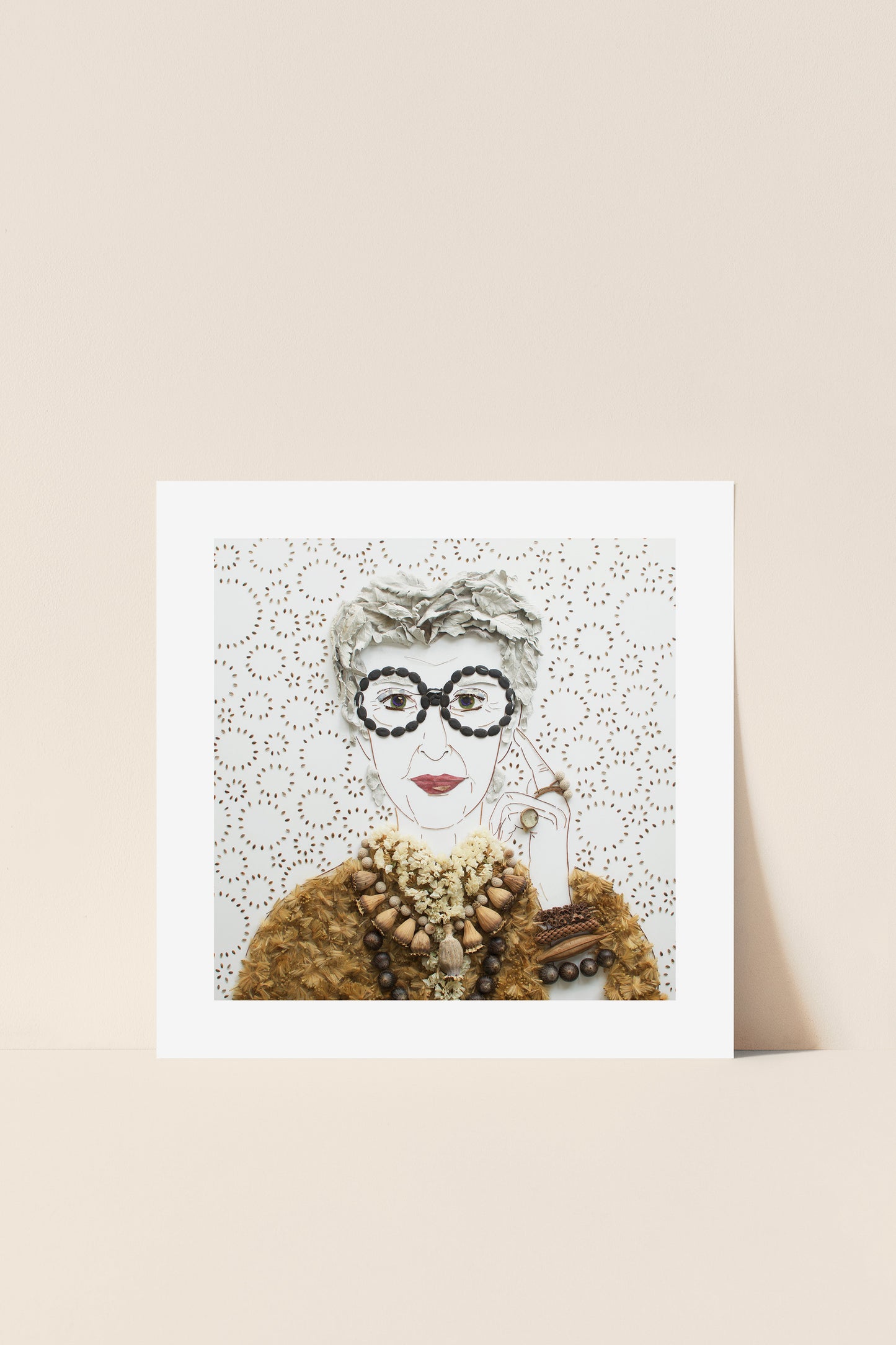 "Iris" Flower Print