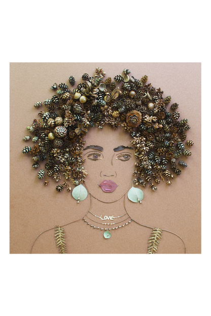 "Jade" Flower Print
