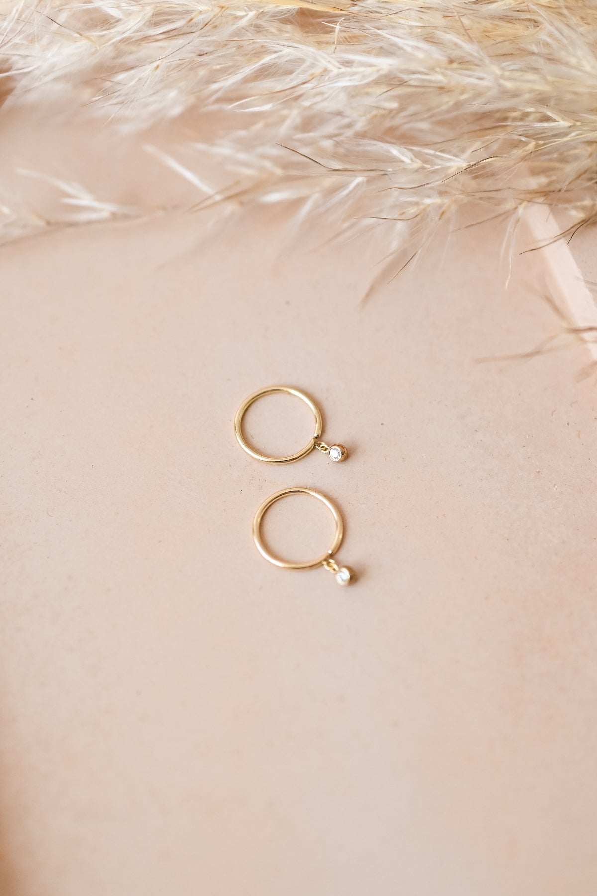 Single Diamond Droplet Earring