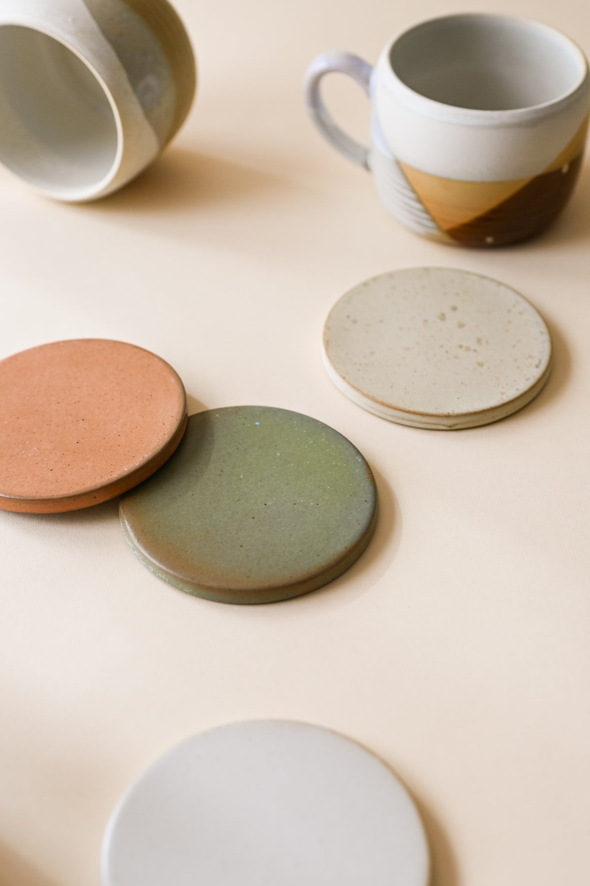 Stoneware Coaster Set