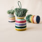 Striped Planter Basket Ornament