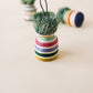 Striped Planter Basket Ornament