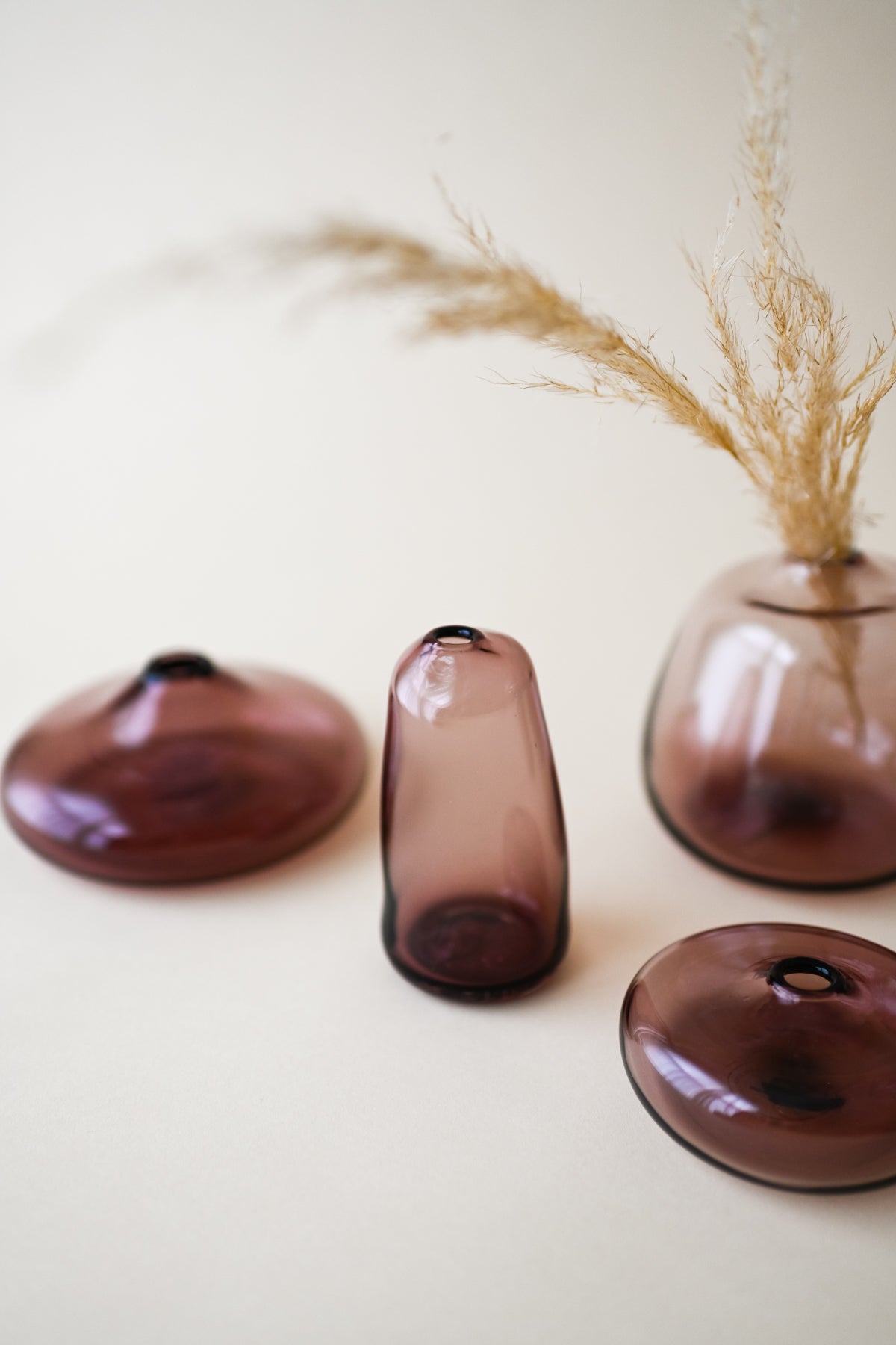 Plum Gem Bud Vase