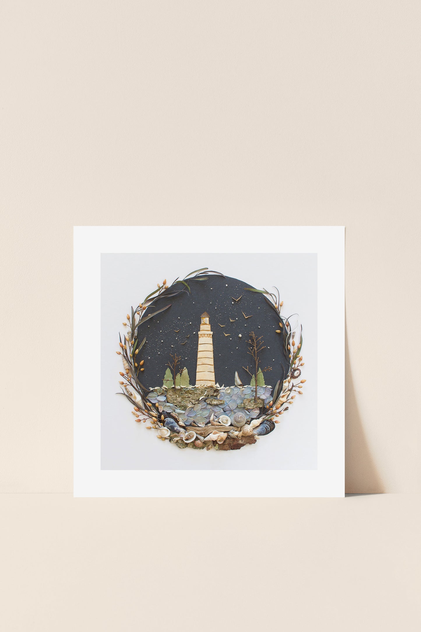 "Lighthouse" Flower Print