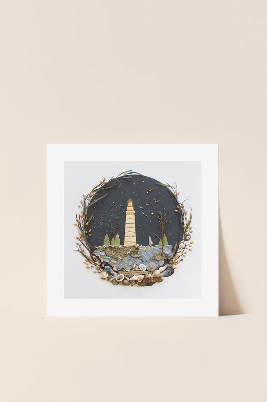 "Lighthouse" Flower Print