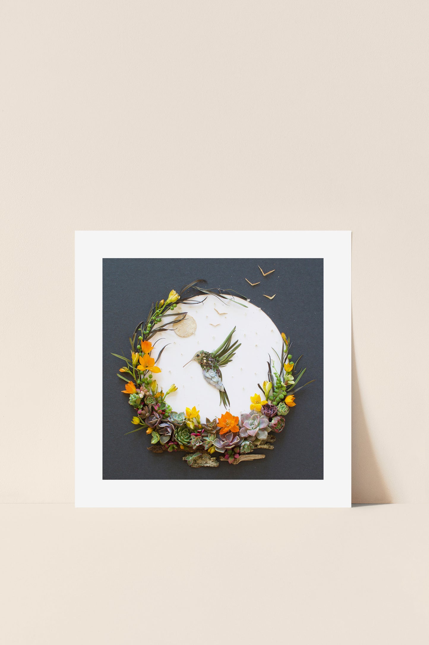 "Live Fully" Flower Print
