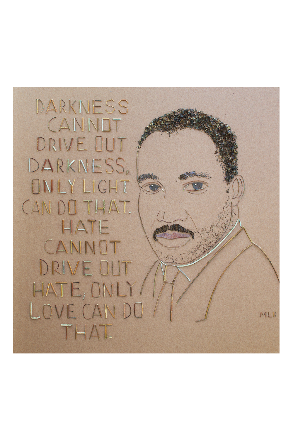 "MLK" Flower Art Print