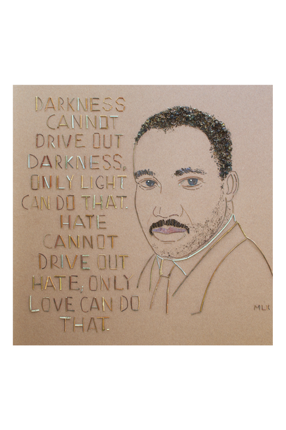 "MLK" Flower Art Print
