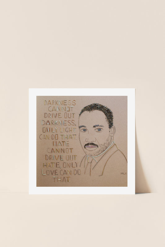 "MLK" Flower Art Print