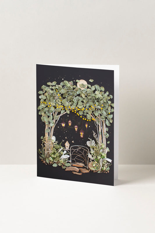 "Moon Garden" Greeting Card