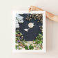 "Moon Dance" Flower Print
