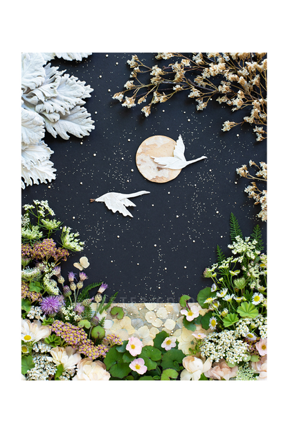 "Moon Dance" Flower Print