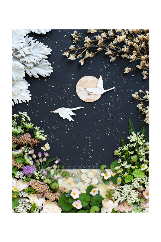 "Moon Dance" Flower Print