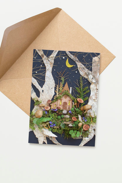 "Mushroom Inn" Greeting Card