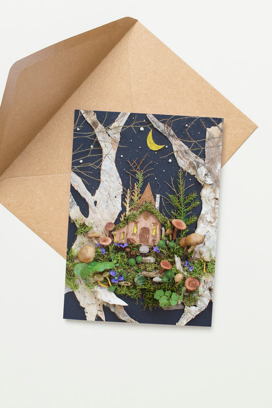 "Mushroom Inn" Greeting Card