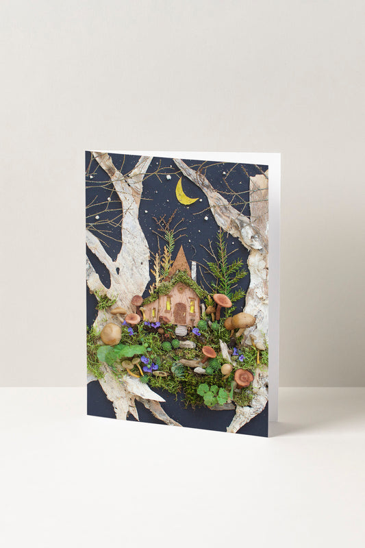 "Mushroom Inn" Greeting Card