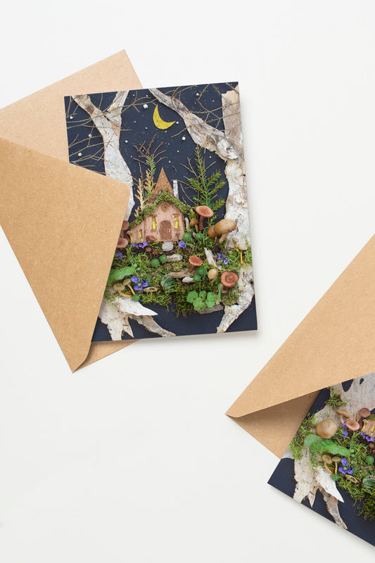 "Mushroom Inn" Greeting Card